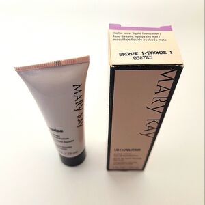 Mary Kay 038765 TIMEWISE Matte-Wear Bronze 1 Liquid Foundation 1 oz. NOS Disct'd
